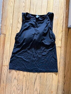 Women’s Black Tank Swim Top